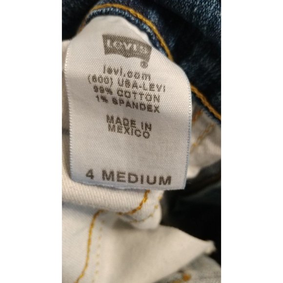 Original Levi's Strauss & Co. Boot Cut 515 Womens Size 4 Medium Blue Jeans Nice! - Picture 5 of 5